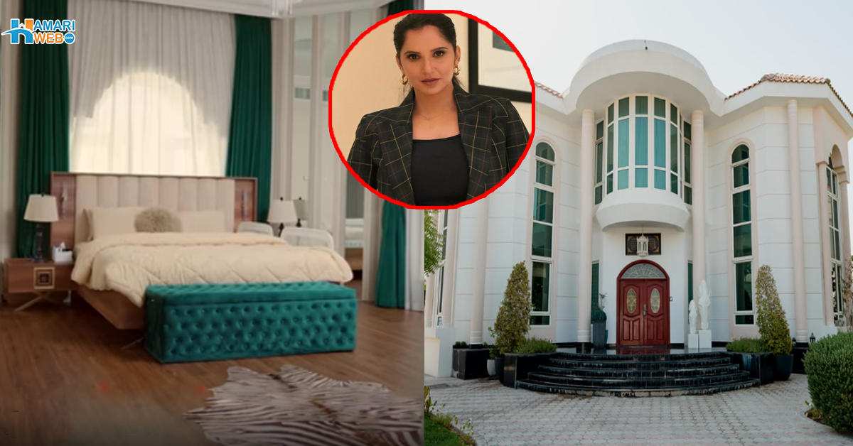 عالیشان سوئمنگ پول اور نماز کا کمرہ بھی ہے ثانیہ مرزا نے اپنے کروڑوں کے بنگلے کی ویڈیو بنا کر دکھا دی