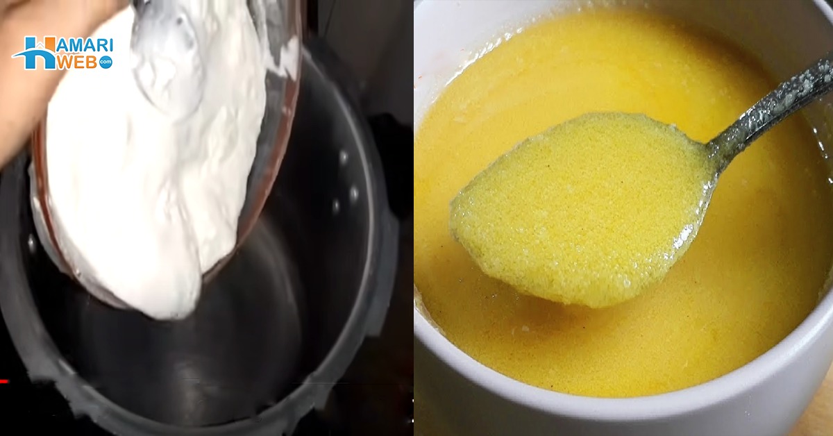 صرف دہی دیگچی میں ڈالیں اور 10 منٹ میں گھی تیار خالص، دانے دار گھی گھر میں بنانے کا سستا طریقہ