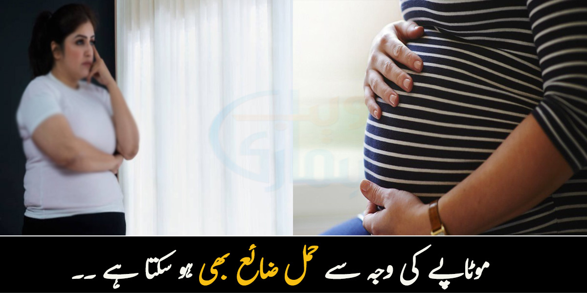 موٹاپے کی وجہ سے حمل نہیں ٹہرتا ۔۔ موٹاپا کیسے ماں بننے میں رکاوٹ بنتا ہے؟ جانیئے ڈاکٹر کی رائے