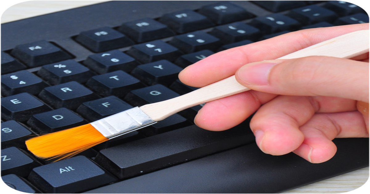 لیپ ٹاپ یا کمپیوٹر کی بورڈ کو صاف کرنے کا آسان طریقہ