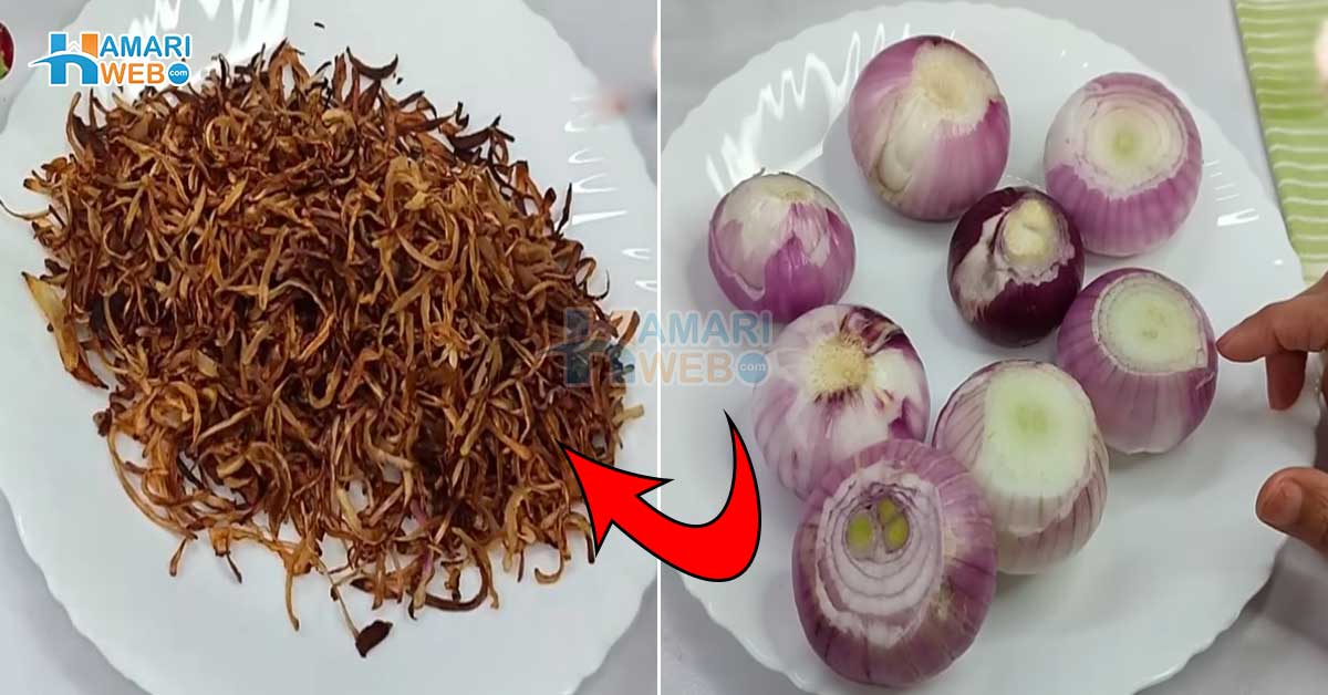 پیاز فرائی کر کے رکھو تو نرم ہوجاتی ہے۔۔ جانیں بغیر تیل کے پیاز کو کرسپی فرائی کرنے اور لمبے عرصے تک محفوظ رکھنے کا آسان طریقہ