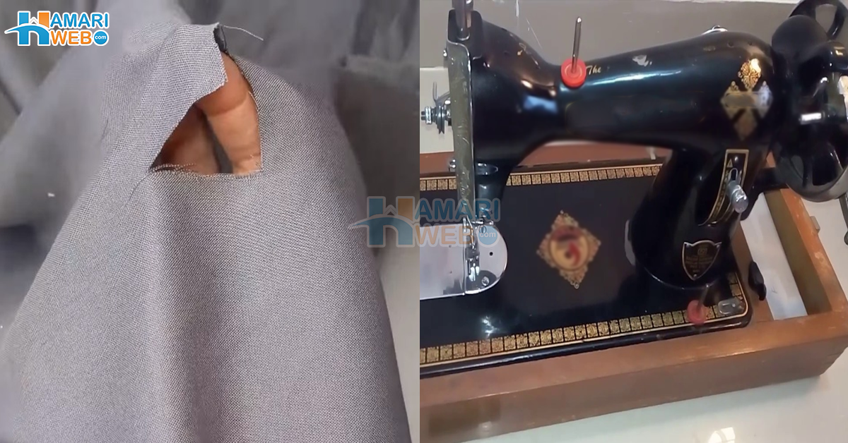 کیل میں پھنس کے کپڑا پھٹ گیا ۔۔ جانیئے پھٹے ہوئے کپڑے کو ٹھیک کرنے کا آسان طریقہ وہ بھی بغیر سلائی مشین کی مدد کے