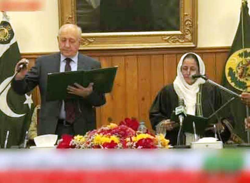 پاکستان کی پہلی صوبائی خاتون چیف جسٹس طاہرہ صفدر نے حلف اٹھا لیا