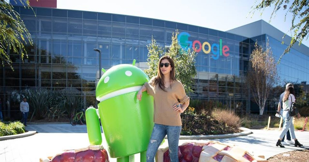 ماہرہ خان کا امریکہ میں فیس بک اور گوگل ہیڈکوارٹرز کا دورہ