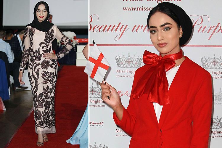 مس انگلینڈ کے مقابلے میں پہلی باحجاب امیدوار