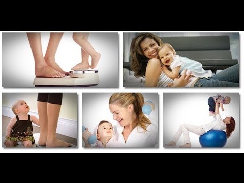 زچگی کے بعد وزن گھٹانے کا طریقہ