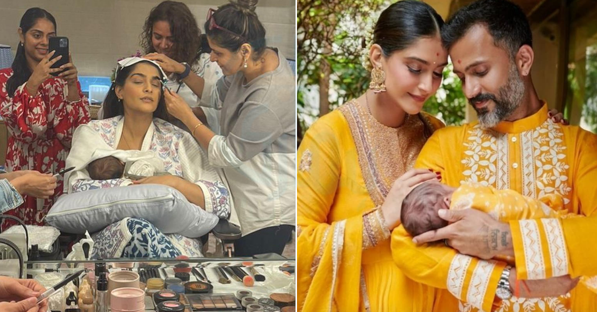 بچے کو دودھ پلانے میں کوئی مزاحقہ نہیں ۔۔ سونم کپور نئی ماں بننے والی خواتین کے لئے مثال کیسے بن گئیں؟ تصاویر وائرل