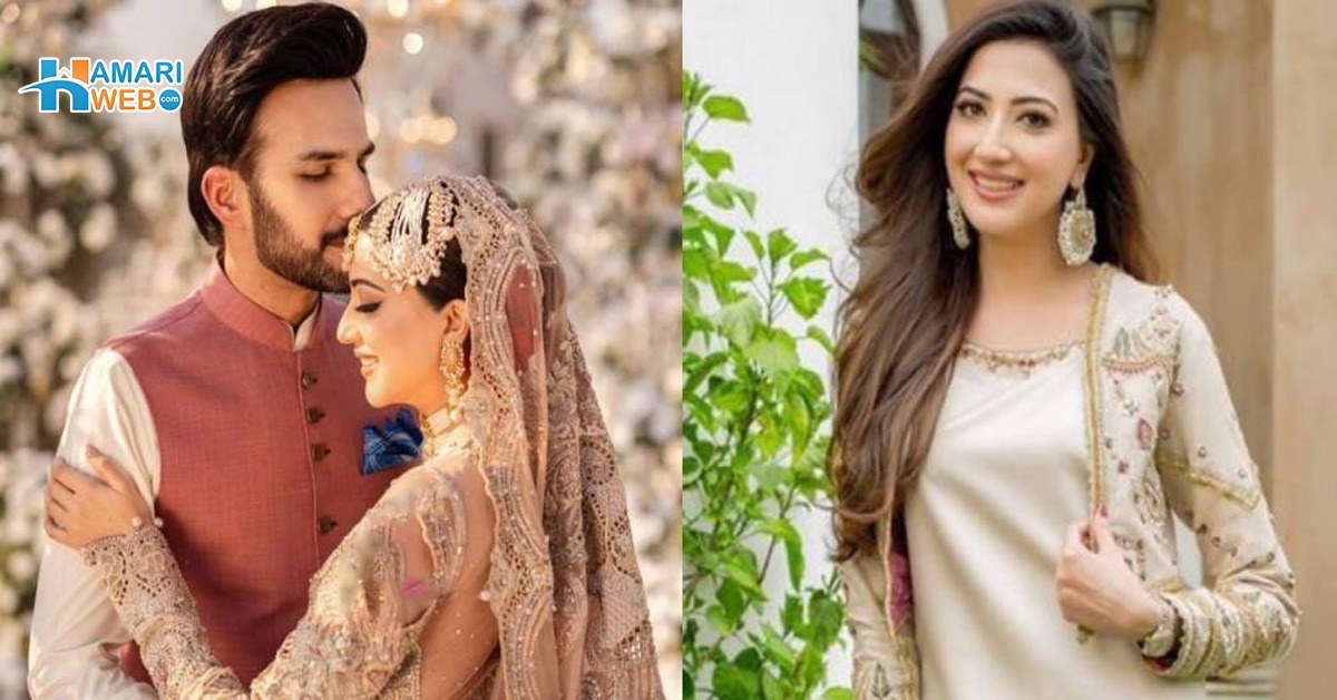 شوہر کے گلے لگ کر رو پڑیں ایمن سلیم کی اچانک شادی کی ویڈیو وائرل! شوہر کون ہیں؟