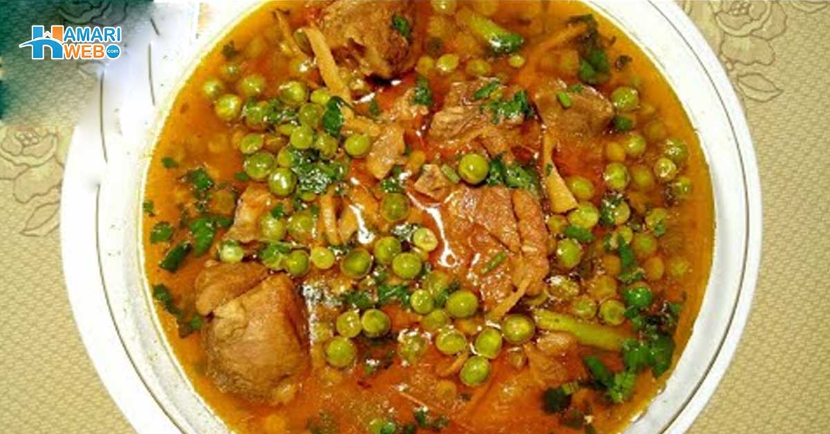 بچے مٹر نہیں کھاتے تو اب ان کو آلو گوشت میں ڈال کر پکائیں ! مزیدار حیدرآبادی سالن آج آپ بھی بنائیں، جو سب شوق سے کھائیں گے