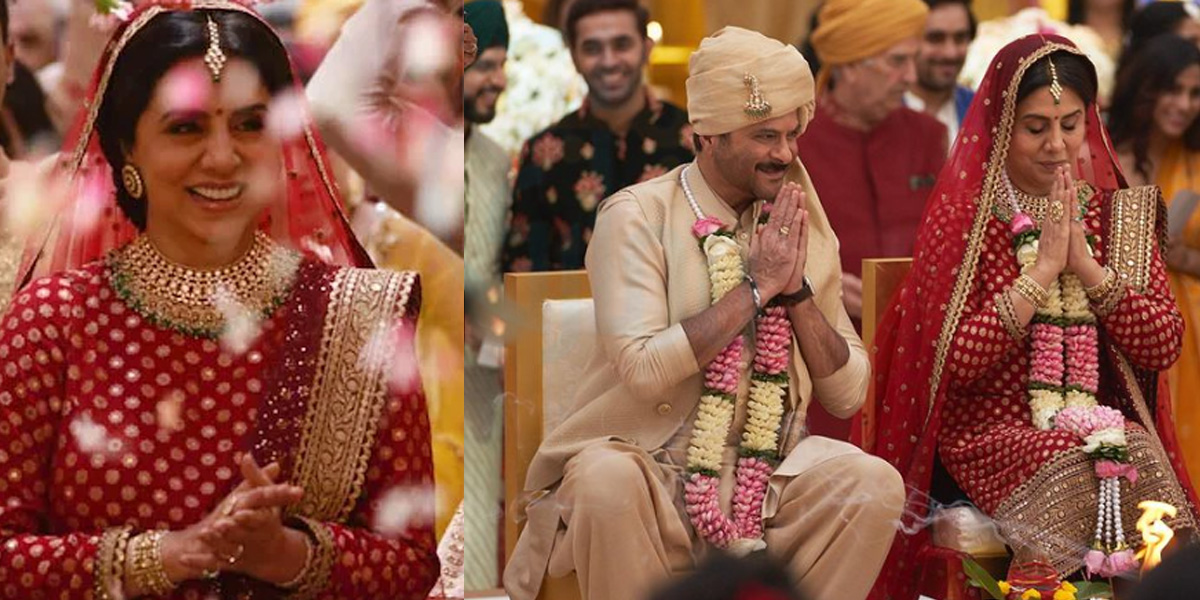 نیتو کپور اداکار انیل کپور کی دلہن بن گئیں، تصاویر وائرل