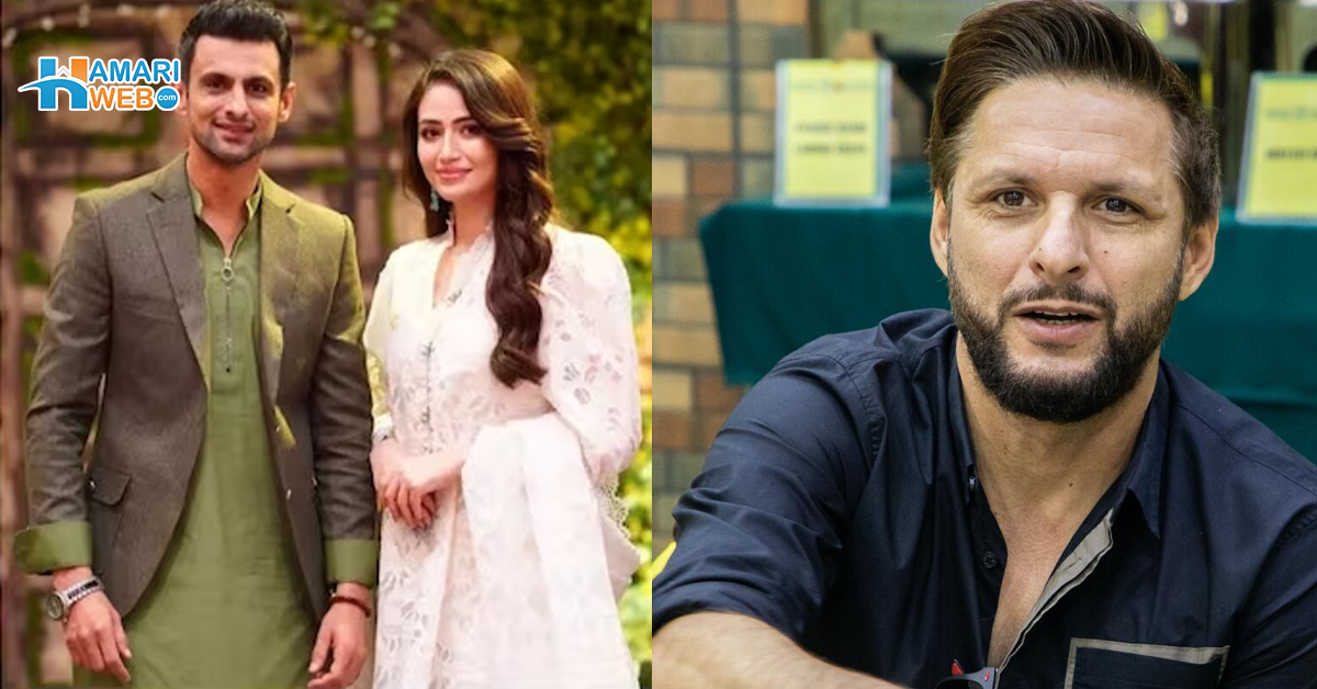 اب شعیب اسی شادی کے ساتھ باقی زندگی گزاریں شاہد آفریدی نے شعیب ملک کو دوسری شادی پر کیا پیغام دیا؟